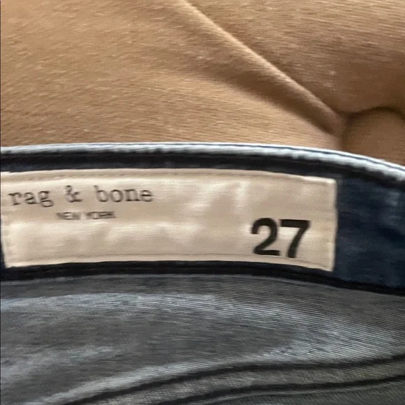 rag & bone Wide Leg Jeans in Denim Blue - Picture 4 of 7